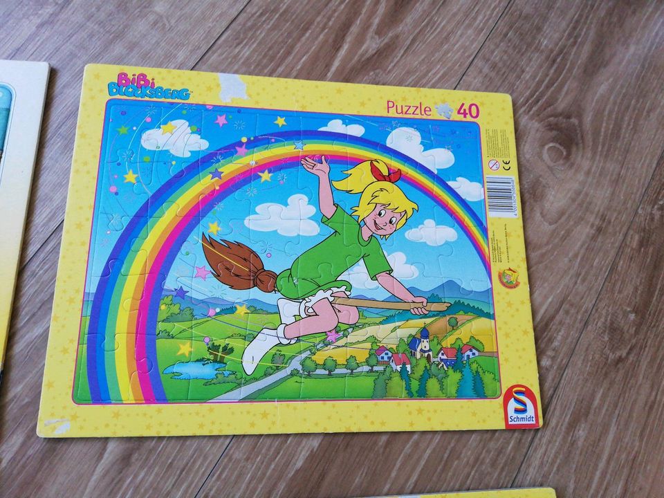 Versch. Rahmenpuzzle, zus. 2 €, Bibi Blocksberg, Tiere, Bauernhof in Wadersloh