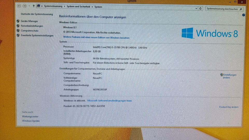 PC I5 Midi Tower Windows 8.1 in Rostock