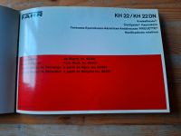 Deutz Fahr Ersatzteilliste Kreiselheuer KH22 KH22DN Nordrhein-Westfalen - Viersen Vorschau