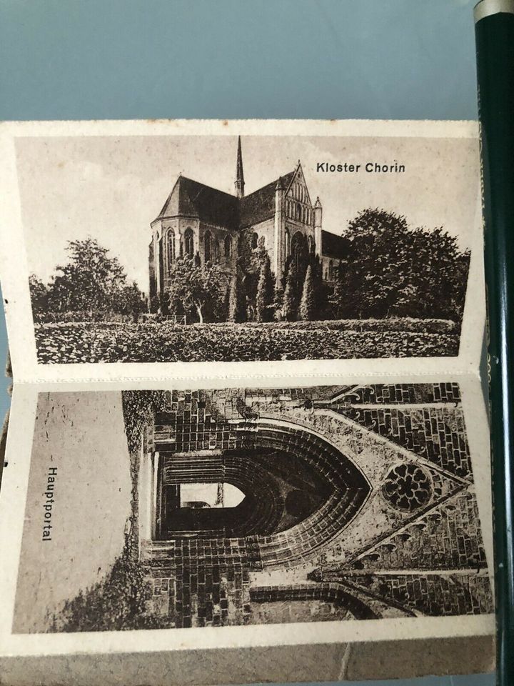 Altes Postkartenbüchlein Kleinformat "Kloster Chorin  " in Berlin