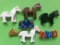 Lego 4 Pferde Satteldecke Sattel Schabracke Kopfschutz Ritter Bayern - Untermeitingen Vorschau
