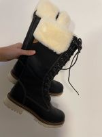 schwarze/dunkelblaue Stiefel - 37 Hessen - Bad Camberg Vorschau