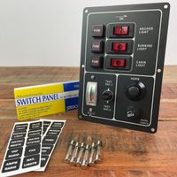 Schalttafel 3-fach Schaltpaneel EK10015 Alu Batterietester + Horn Brandenburg - Havelsee Vorschau