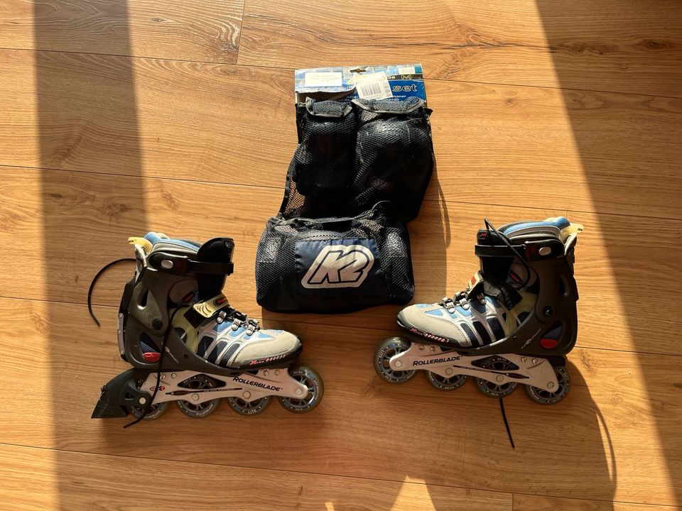 Orginal Rollerblades Größe 38 plus Sturzpads von K2 in Anklam