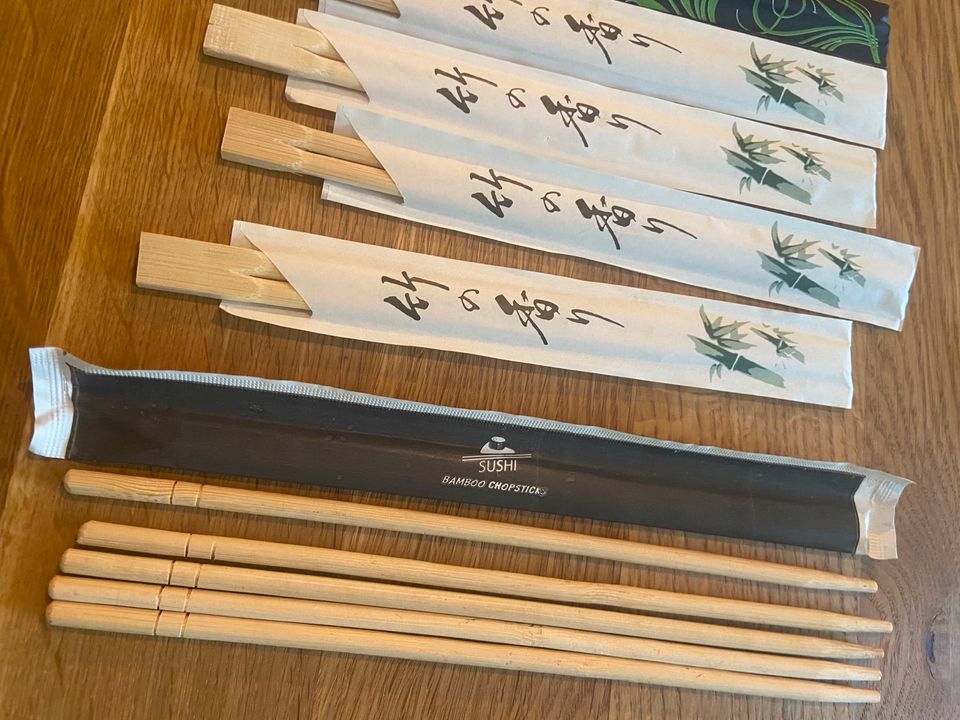 Essstäbchen Sushi Stäbchen Bambus Holz in Bruchsal