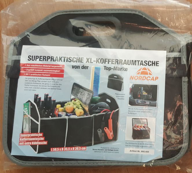 Nordcap Kofferraum-Tasche mit extra Kühltasche *NEU & OVP* in
