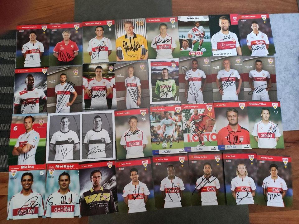 Bundesliga Stars diverser Jahre und Vereine Autogramm Sammlung in Markranstädt
