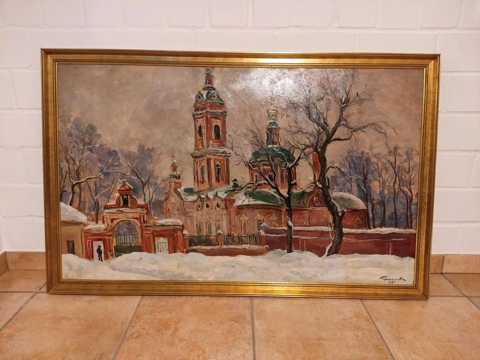 Gemälde "Moskauer Kirche" in Bocholt