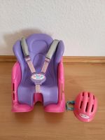 Fahrradsitz von Baby Born mit Helm Baden-Württemberg - Denzlingen Vorschau