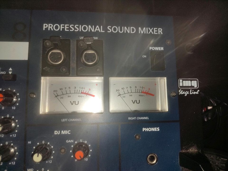 IMG Stage Line Professional MMX 830 Pro Sound Mixer Mischpult in Algermissen