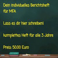 Berichtsheft MFA,  medizinische Fachangestellte Berichtsheft Bayern - Traitsching Vorschau
