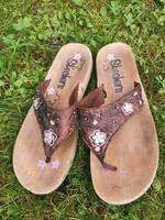 Skechers Zehentrenner Sandaletten Sandalen braun 37 Bayern - Ingolstadt Vorschau