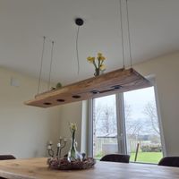 Lampe aus Eichenbohle Massivholz Designer -Individuell ✅ Niedersachsen - Lauenbrück Vorschau