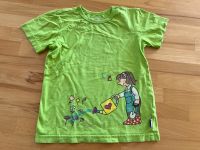 Jako-o T-Shirt 104/110 Kurzarm Shirt Grün Blumen Gießkanne Hessen - Großenlüder Vorschau