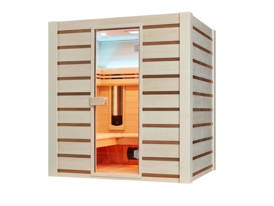 Sauna Wärmekabine m. Infrarot-Heizung, NEU, B180xT140xH190cm in Augustdorf