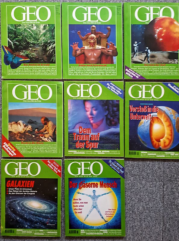 GEO Hefte   verschiedene von 1976 - 1999 in Brühl