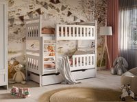 Etagenbett Hochbett Kinderbett für 2 Kinder MICO 90x200 weiß grau München - Trudering-Riem Vorschau