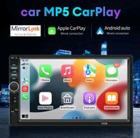 2 din Autoradio 7 "HD Touchscreen Autoradio Carplay Android Duisburg - Duisburg-Süd Vorschau