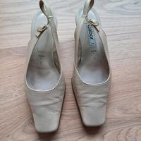 Pumps Slingpumps Gabor Gr. 38 (5) Perlmutt Creme Bayern - Schmidmühlen Vorschau