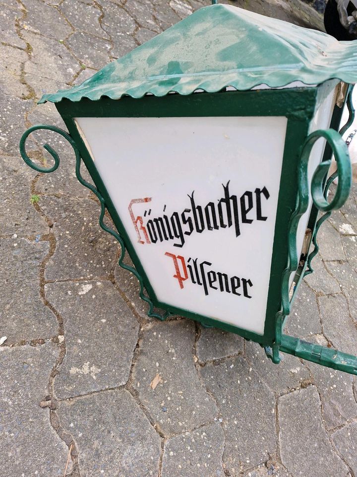 Außenlampe Königsbacher Pilsner in Dornburg