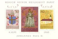 Liechtenstein Block 12 Papst Johannes Paul II Kapelle St. Maria Nordrhein-Westfalen - Kamen Vorschau