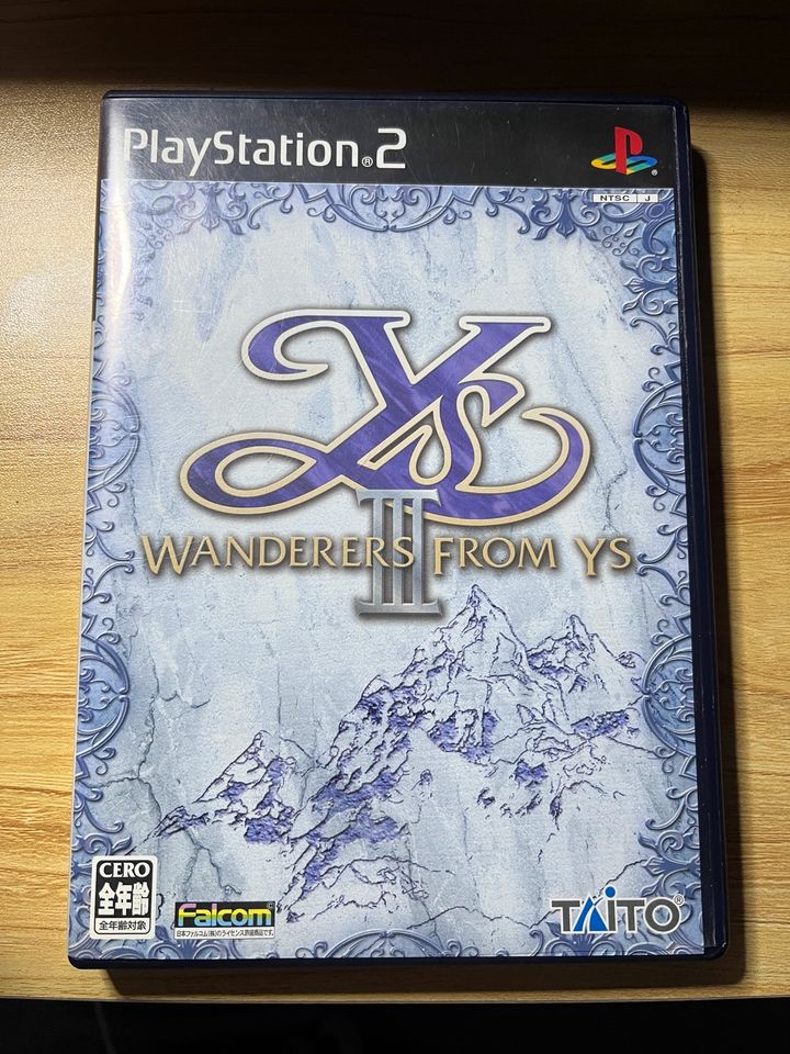 PS2 Ys III 3 Wanderers from Ys Sony Playstation 2 Japan  Retro in Berlin