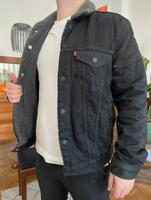 Levi’s Jeansjacke schwarz M teddyfell grau Jacke levis Berlin - Zehlendorf Vorschau