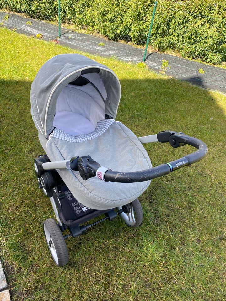 Kinderwagen von der Marke Teutonia- hellgrau in Meppen