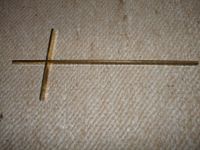 Kreuz Metall schlicht 42 cm lang mit Loch fürdie Aufhängung Baden-Württemberg - Schwäbisch Gmünd Vorschau