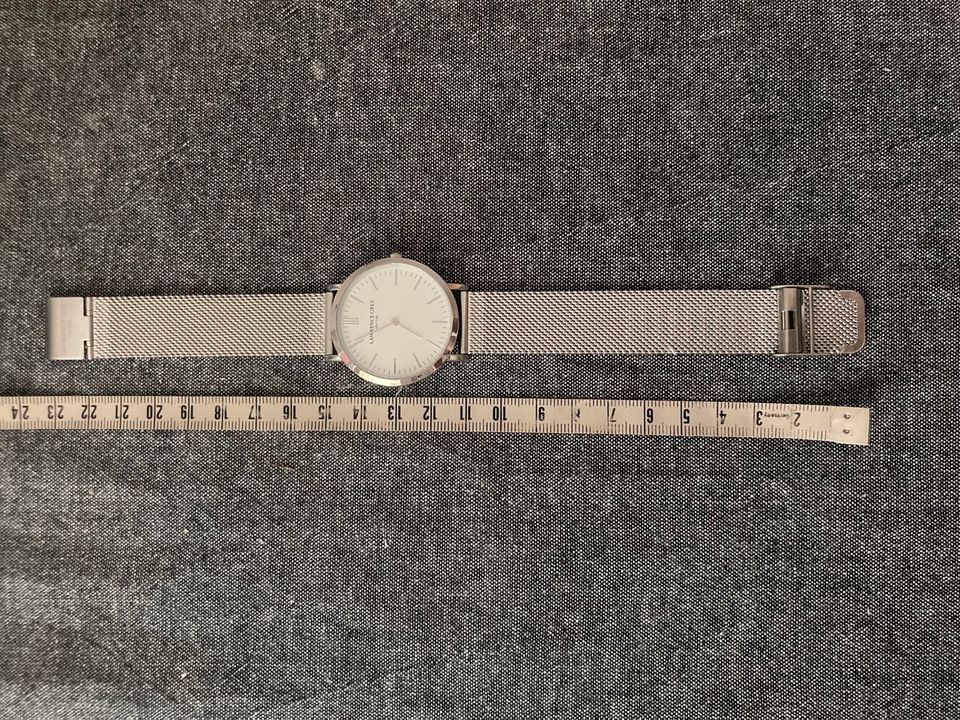 Armbanduhr von Lawrence Grey Silber Edelstahl Stainless Steel in Ochtendung