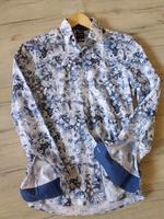 Herrenhemd OLYMP, Level 5, Body Fit, Größe 38, blau floral Bayern - Burgau Vorschau