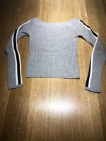 HOLLISTER Pullover Gr XS Grau mit Streifen Bochum - Bochum-Süd Vorschau