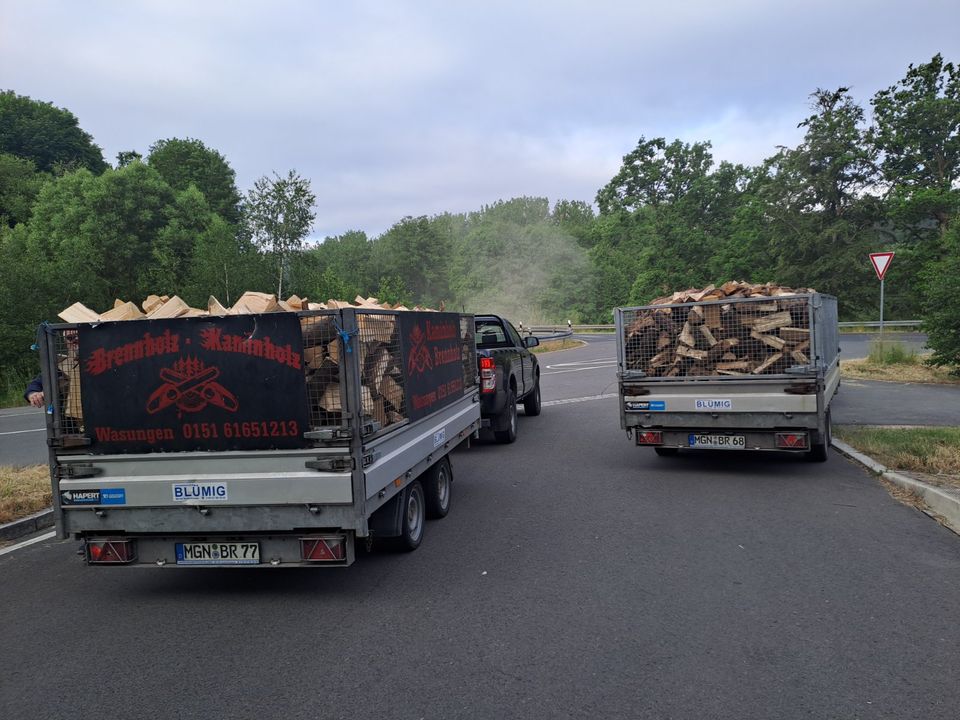 7 Srm Brennholz Kaminholz Fichte Frisch inkl Lieferung in Schmalkalden