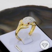 M*184298 WERT 680,- Delfin Diamant Rubin Ring 750 Gold 18 KT XXYY Essen - Karnap Vorschau