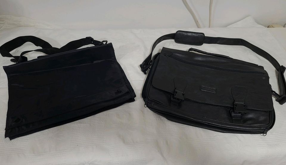 Laptop Tasche von Falk + Umhängetasche von Stefano in Taucha