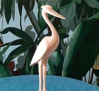 Pelikan Holzfigur Figur Kranich 70er Jahre Retro Vintage 23,5 cm Wandsbek - Hamburg Jenfeld Vorschau