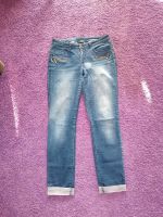 Jeans Damen Gr. 38 blau mit Waschung Thüringen - Greußen Vorschau