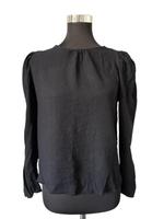 Schwarzes Langarmshirt / Blusenshirt von Mango, Gr. S Brandenburg - Panketal Vorschau