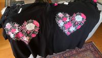 2 Trachten Herz T-Shirts Gr. L u M. Schwarz mit Pfiff Bayern - Winkelhaid Vorschau