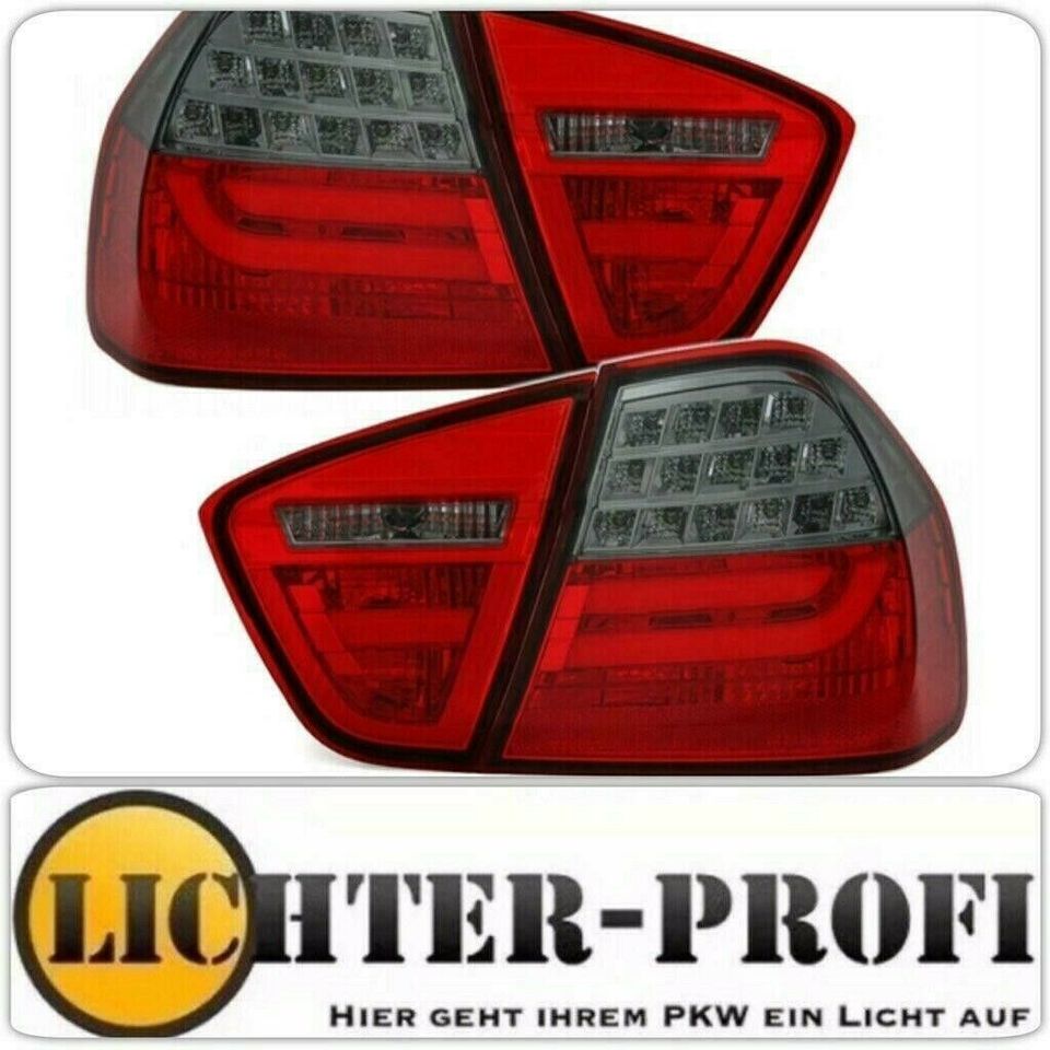 Led Lightbar Rückleuchten rot smoke für Bmw E90 Limo BJ 2004-2008 in Calden