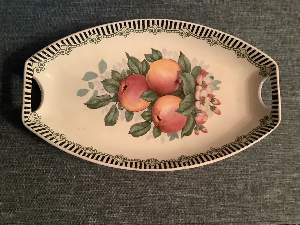 Servierschale von Villeroy + Boch mit Früchtedekoration. in Mainhausen