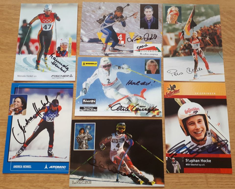 Sportler - Autogrammsammlung. in Rauenberg