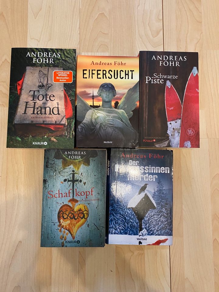 Andreas Föhr - Paket mit 5 Bücher in Nürnberg (Mittelfr)