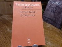 Sammlung Göschen  *REDETECHNIK*  Herbert Biehle  ungelesen Hessen - Maintal Vorschau