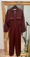 ZARA Damen Overall Jumpsuit Feinstrick braun Gr. S *neuw* Bayern - Füssen Vorschau