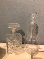 2 Whiskey Flasche Kristallglas Likör Karaffe Glas Cognac Vintage Niedersachsen - Hildesheim Vorschau