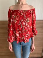 Ralph Lauren Boho Bluse Blumen rot Gr M Hessen - Glashütten Vorschau
