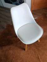 Weißer Stuhl mit Holzbeinen ähnlich IKEA GRÖNSTA Leipzig - Altlindenau Vorschau