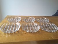 6 Dessertschalen Eisschalen Schale Glas Muster Kariert Retro Hannover - Mitte Vorschau