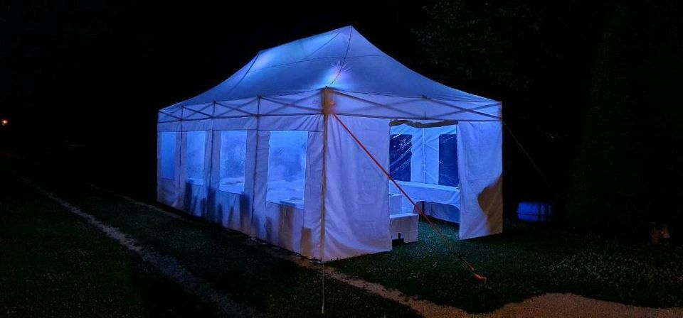 Partyzelt Festzelt Pavillon 4x8m  mieten leihen ausleihen in Dillingen (Donau)